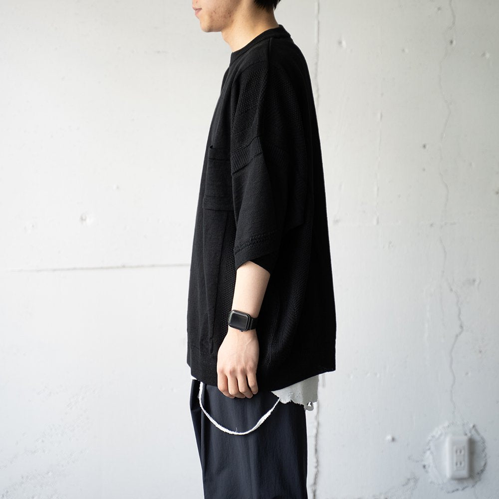 [40%OFF] YASHIKI / Nomichi Knit "BLACK"