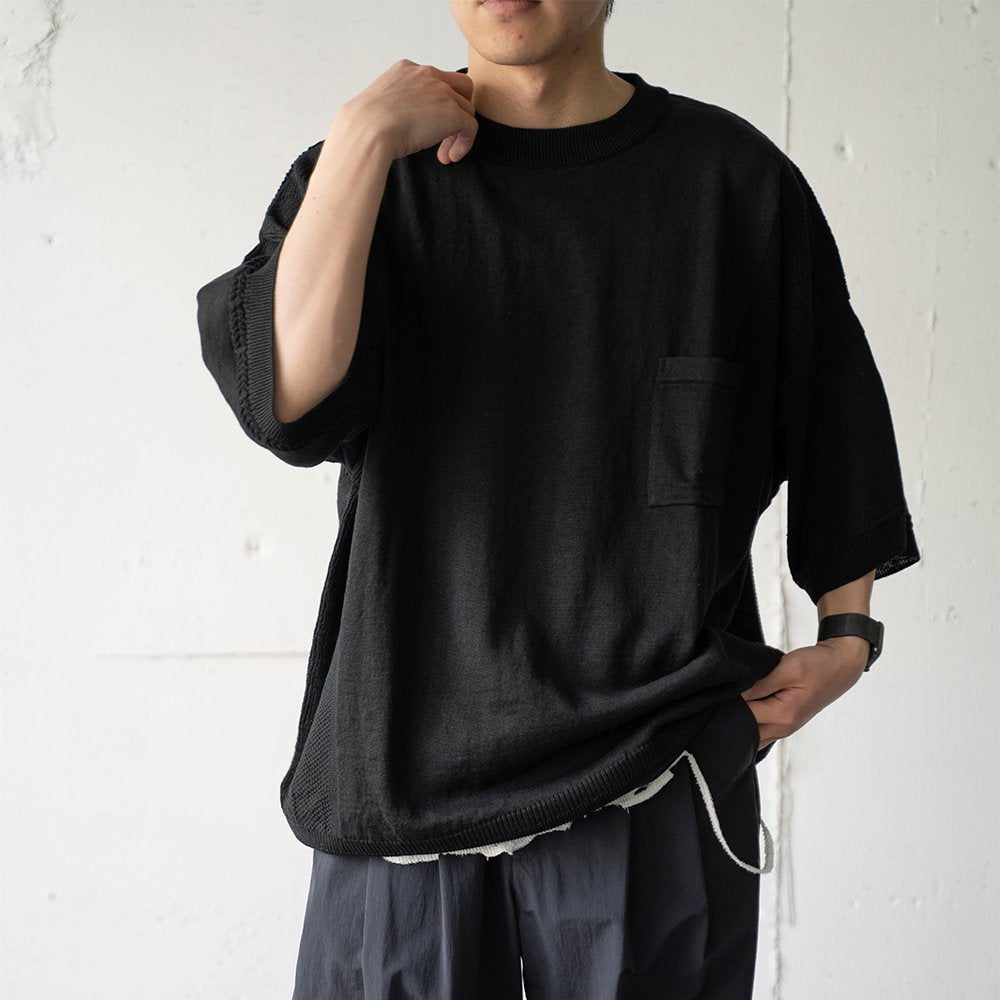 [40%OFF] YASHIKI / Nomichi Knit "BLACK"