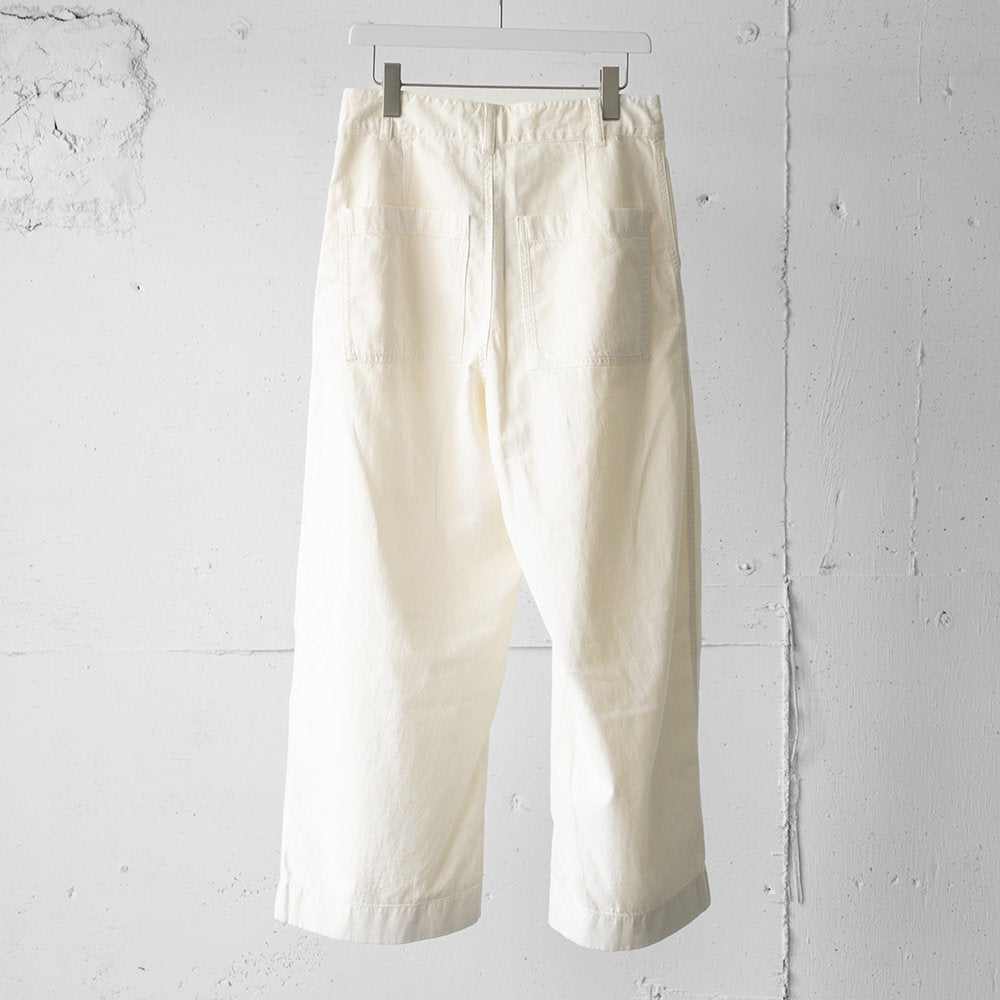 [40%OFF] STUDIO NICHOLSON/ BOSUN DENIM PANT "PARCHMENT"