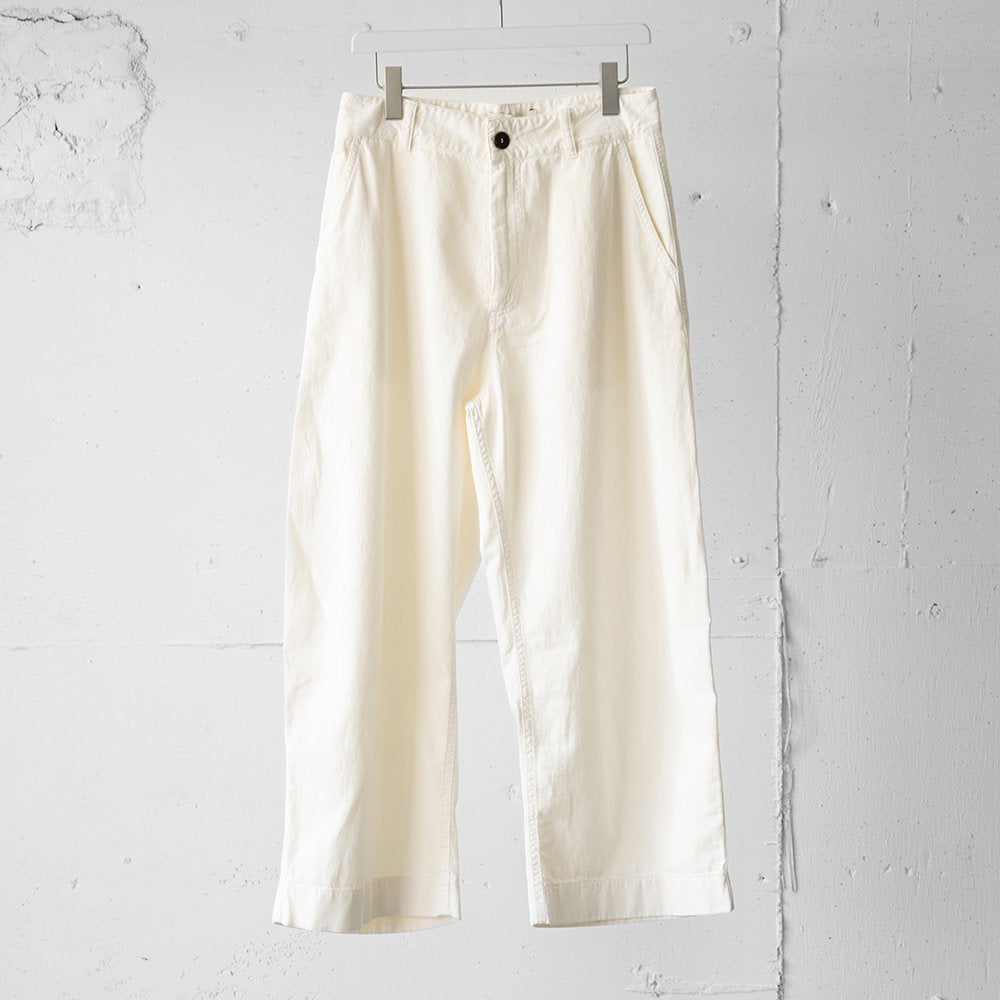 [40%OFF] STUDIO NICHOLSON/ BOSUN DENIM PANT "PARCHMENT"