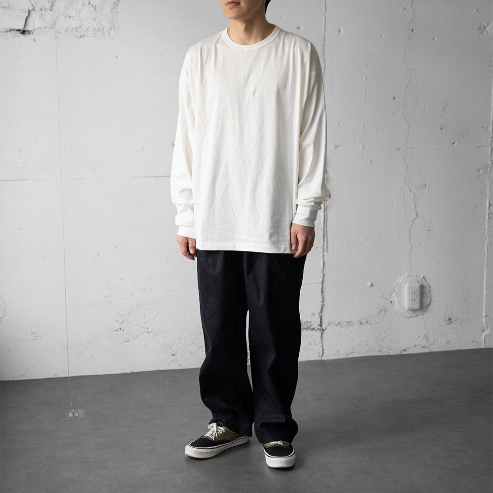 [40%OFF] AFTERHOURS / OVERSIZED L/S T-SHIRT "WHITE"