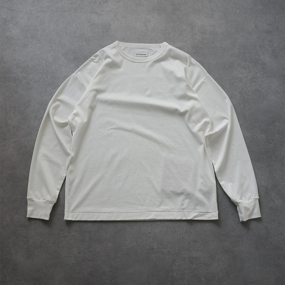 [40%OFF] AFTERHOURS / OVERSIZED L/S T-SHIRT "WHITE"