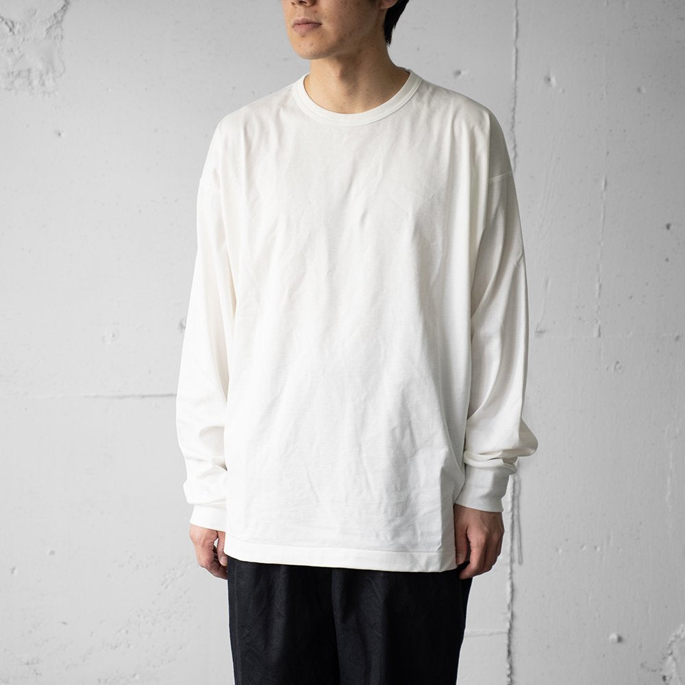 [40%OFF] AFTERHOURS / OVERSIZED L/S T-SHIRT "WHITE"