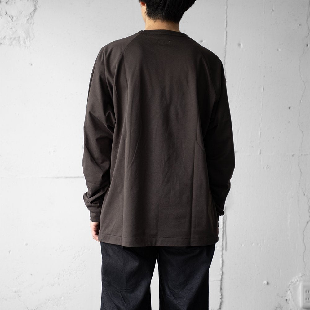 [40%OFF] AFTERHOURS / OVERSIZED L/S T-SHIRT "ESPRESSO"