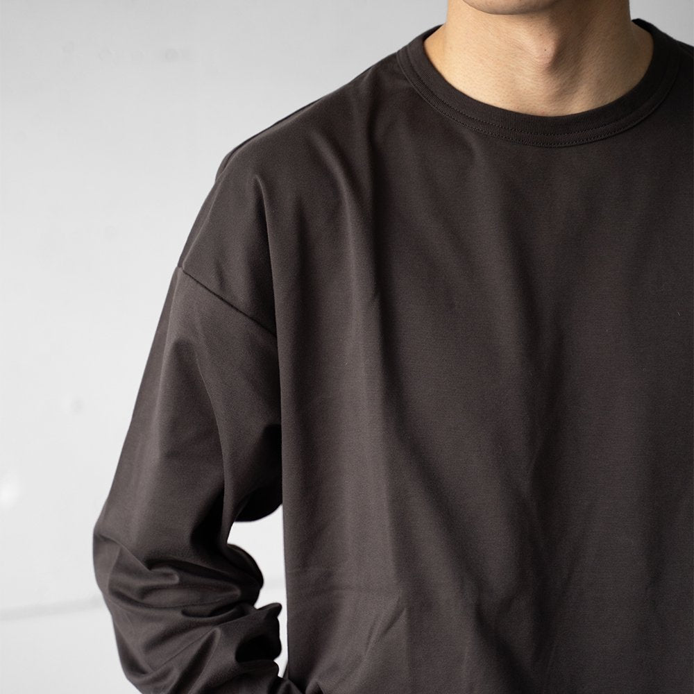 [40%OFF] AFTERHOURS / OVERSIZED L/S T-SHIRT "ESPRESSO"