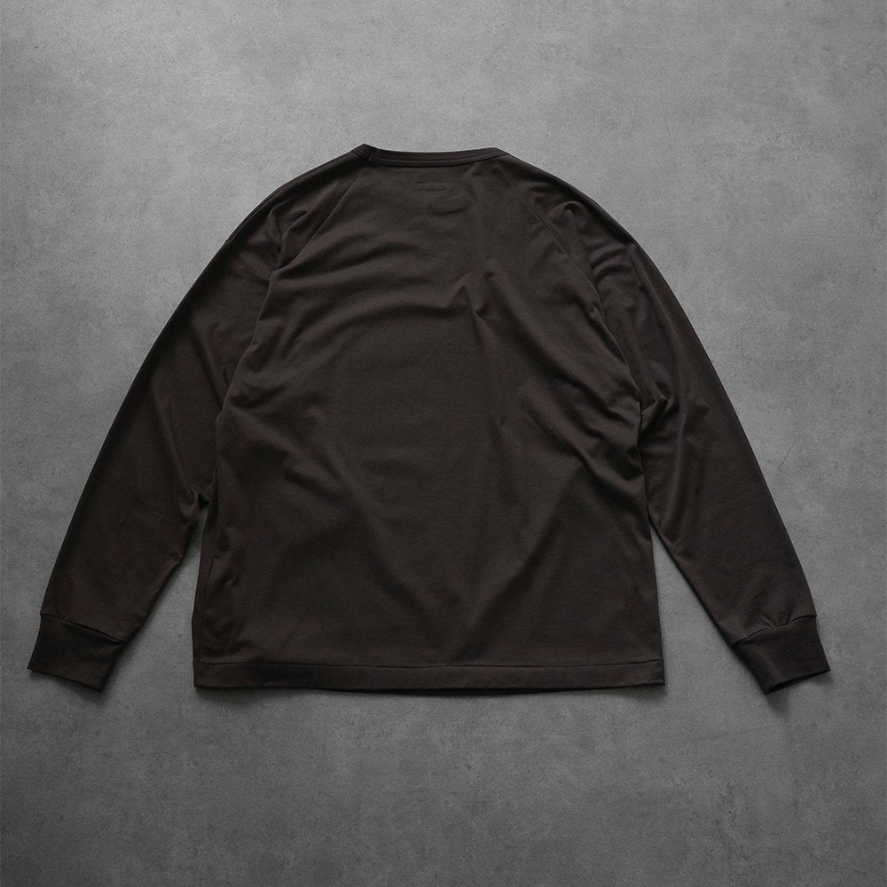 [40%OFF] AFTERHOURS / OVERSIZED L/S T-SHIRT "ESPRESSO"