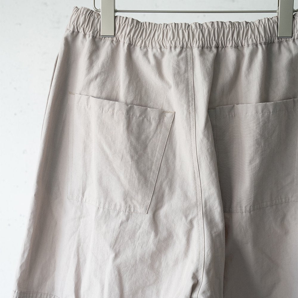 [40%OFF] ENCOMING/ PULLCORD PANELED TROUSER "BEIGE"