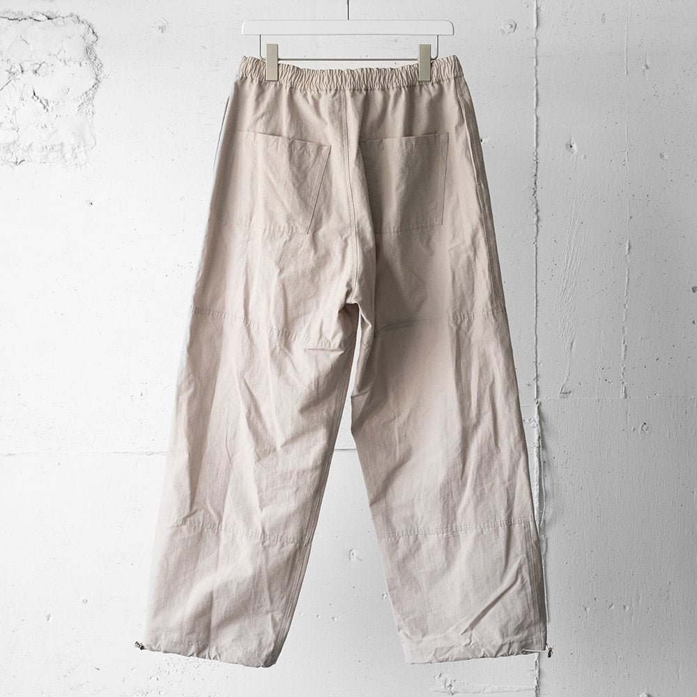 [40%OFF] ENCOMING/ PULLCORD PANELED TROUSER "BEIGE"