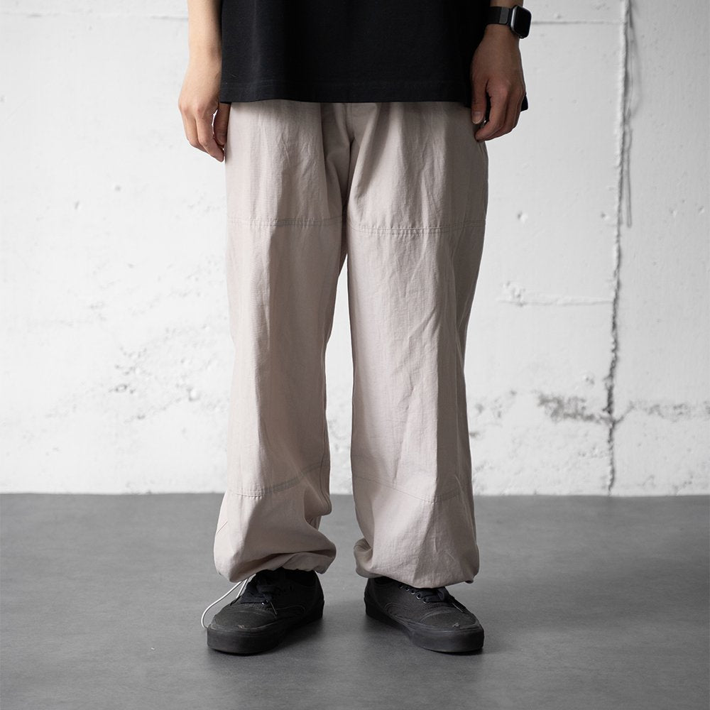 [40%OFF] ENCOMING/ PULLCORD PANELED TROUSER "BEIGE"