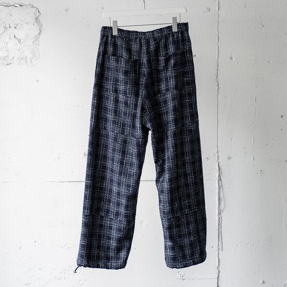 [30%OFF] ENCOMING/ -exclusive- PULLCORD PANELED TROUSER "NAVY"