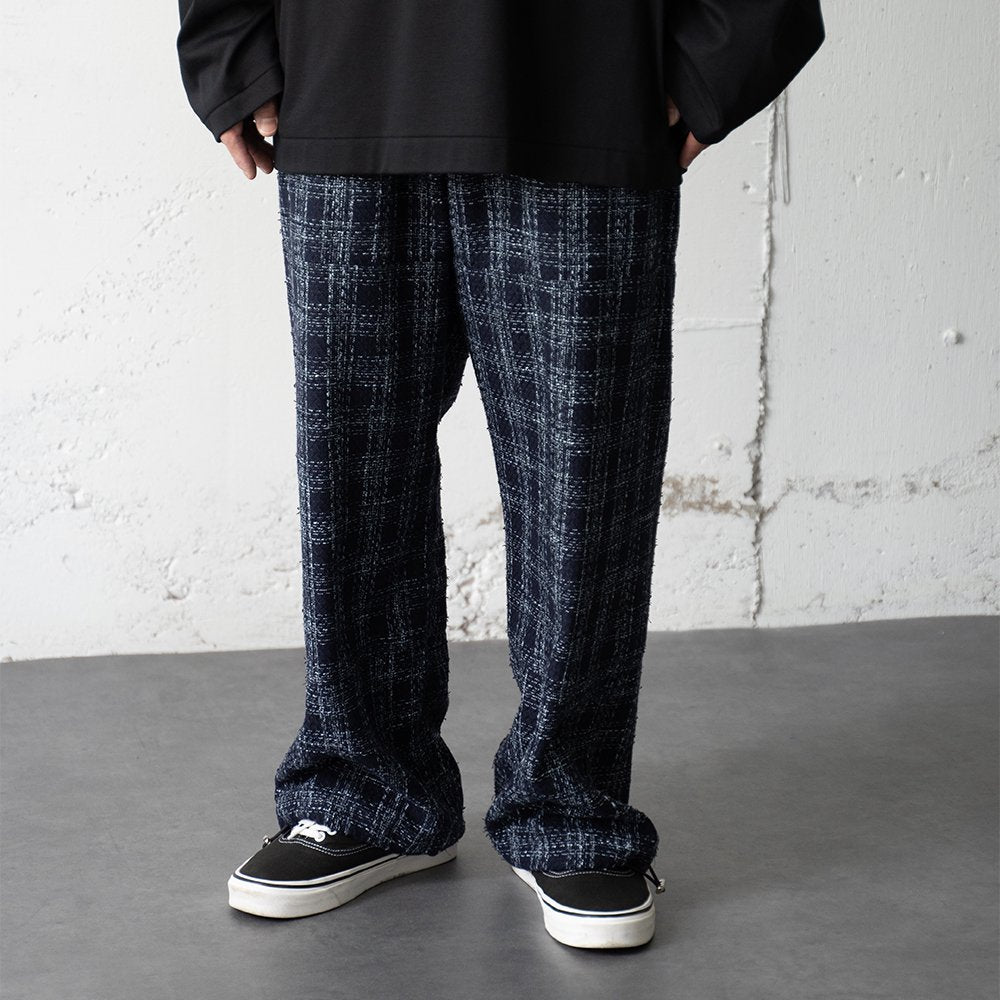 [30%OFF] ENCOMING/ -exclusive- PULLCORD PANELED TROUSER "NAVY"