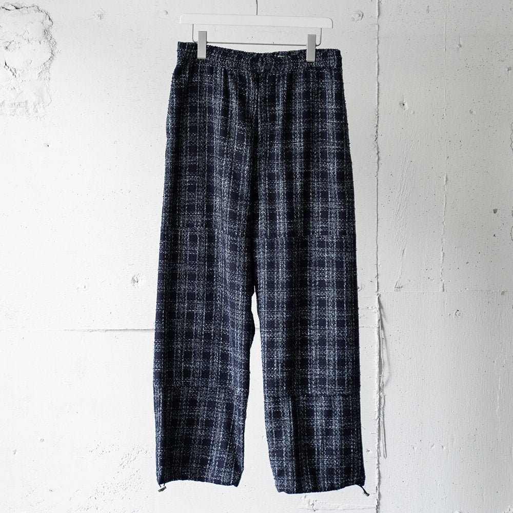 [30%OFF] ENCOMING/ -exclusive- PULLCORD PANELED TROUSER "NAVY"