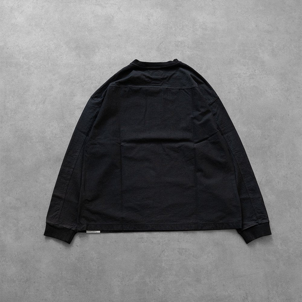 YOKE/ Brewed Protein  BLEND YOKE T-SHIRT LONG SLEEVES "BLACK"