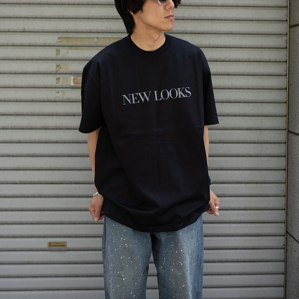 ssstein/ OVERSIZED PRINT TEE - NEW LOOKS - "DARK NAVY"