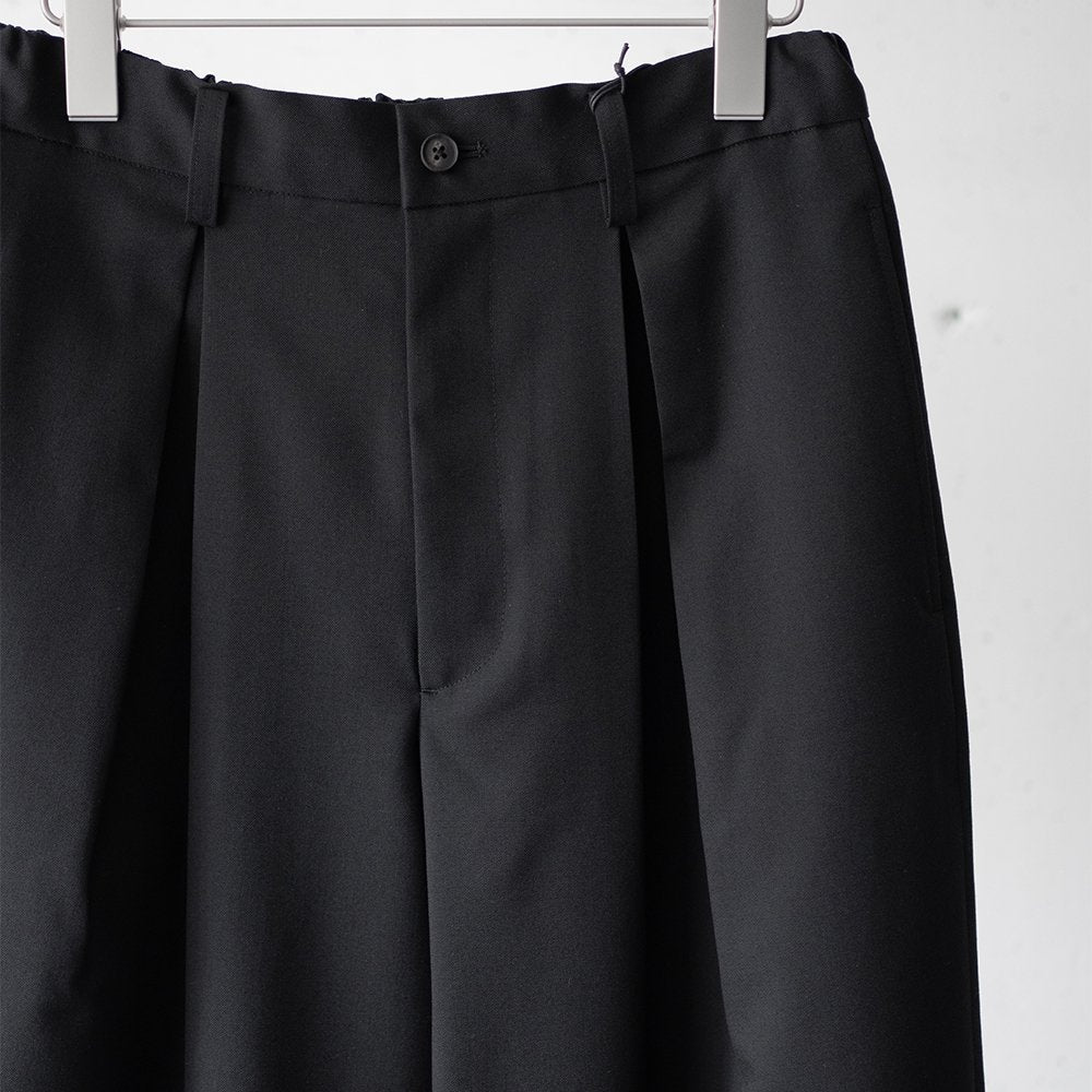 ssstein/ EASY WIDE TROUSERS "BLACK"