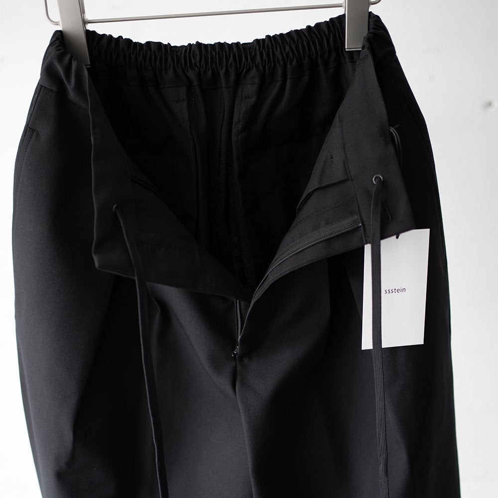 ssstein/ EASY WIDE TROUSERS "BLACK"