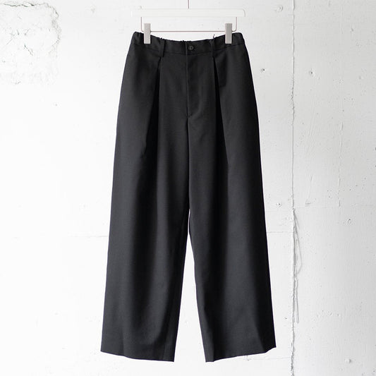 ssstein/ EASY WIDE TROUSERS "BLACK"