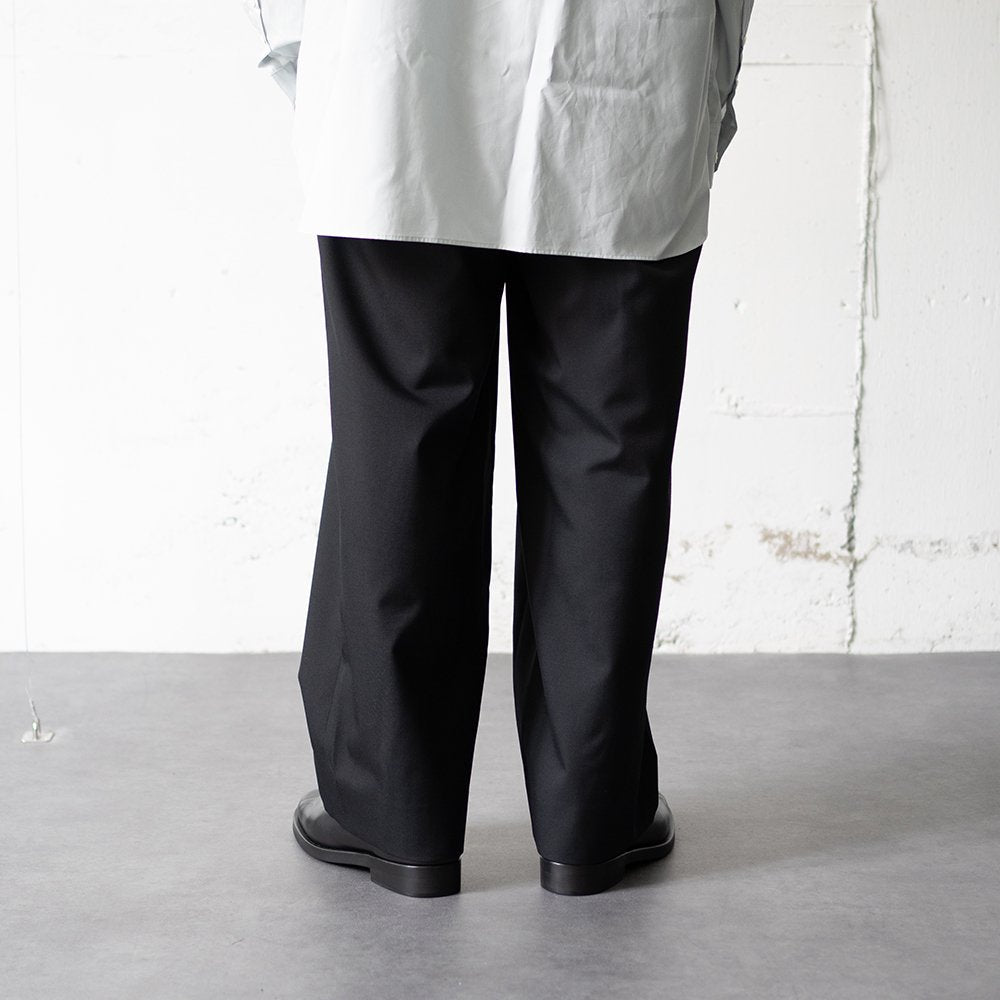 ssstein/ EASY WIDE TROUSERS "BLACK"