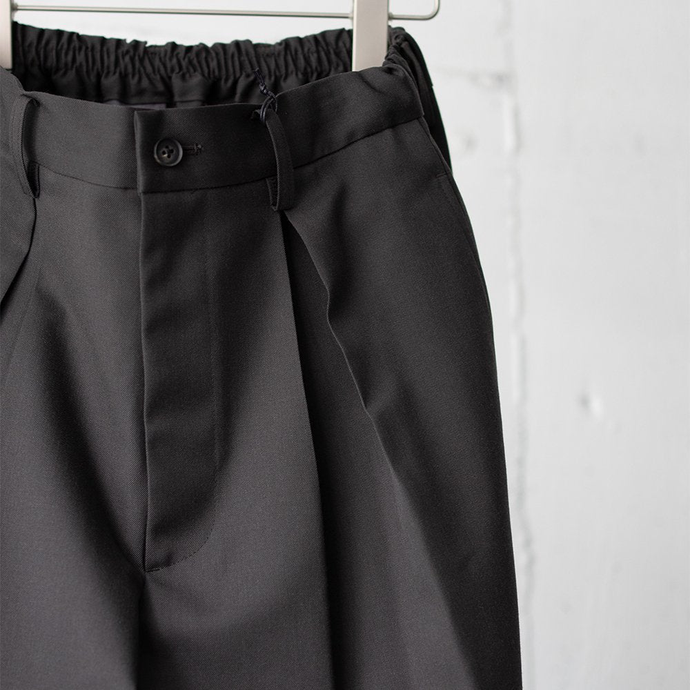 ssstein/ EASY WIDE TROUSERS "GREY KHAKI"