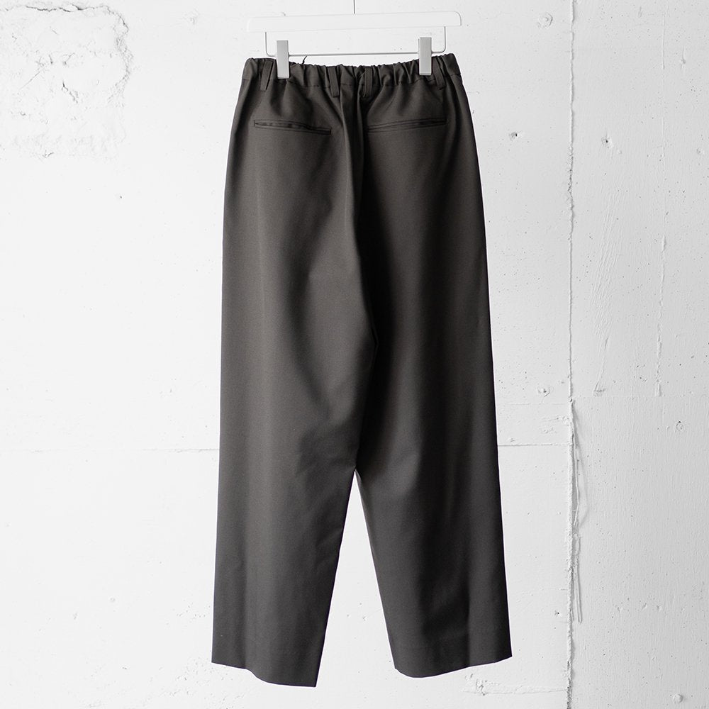 ssstein/ EASY WIDE TROUSERS "GREY KHAKI"