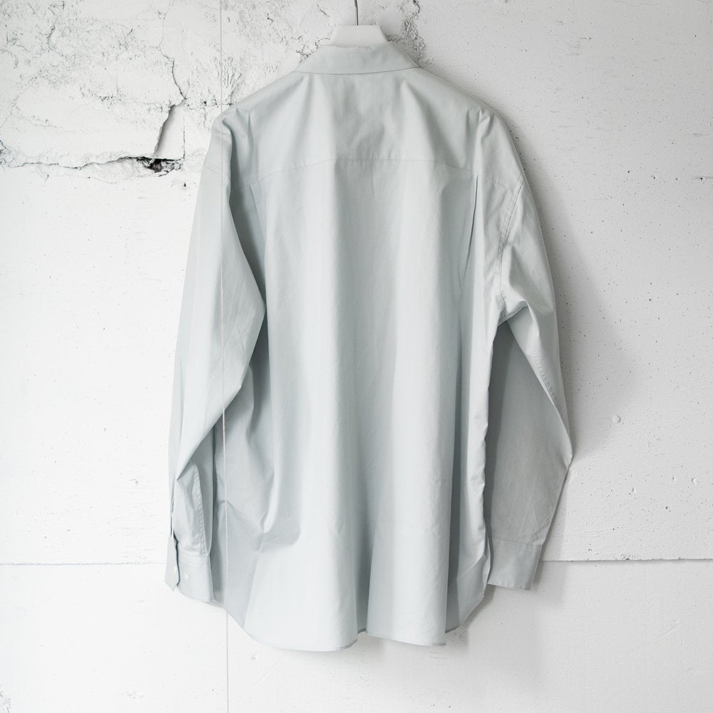 ssstein/ OVERSIZED DOWN PAT SHIRT "OFF GREY"