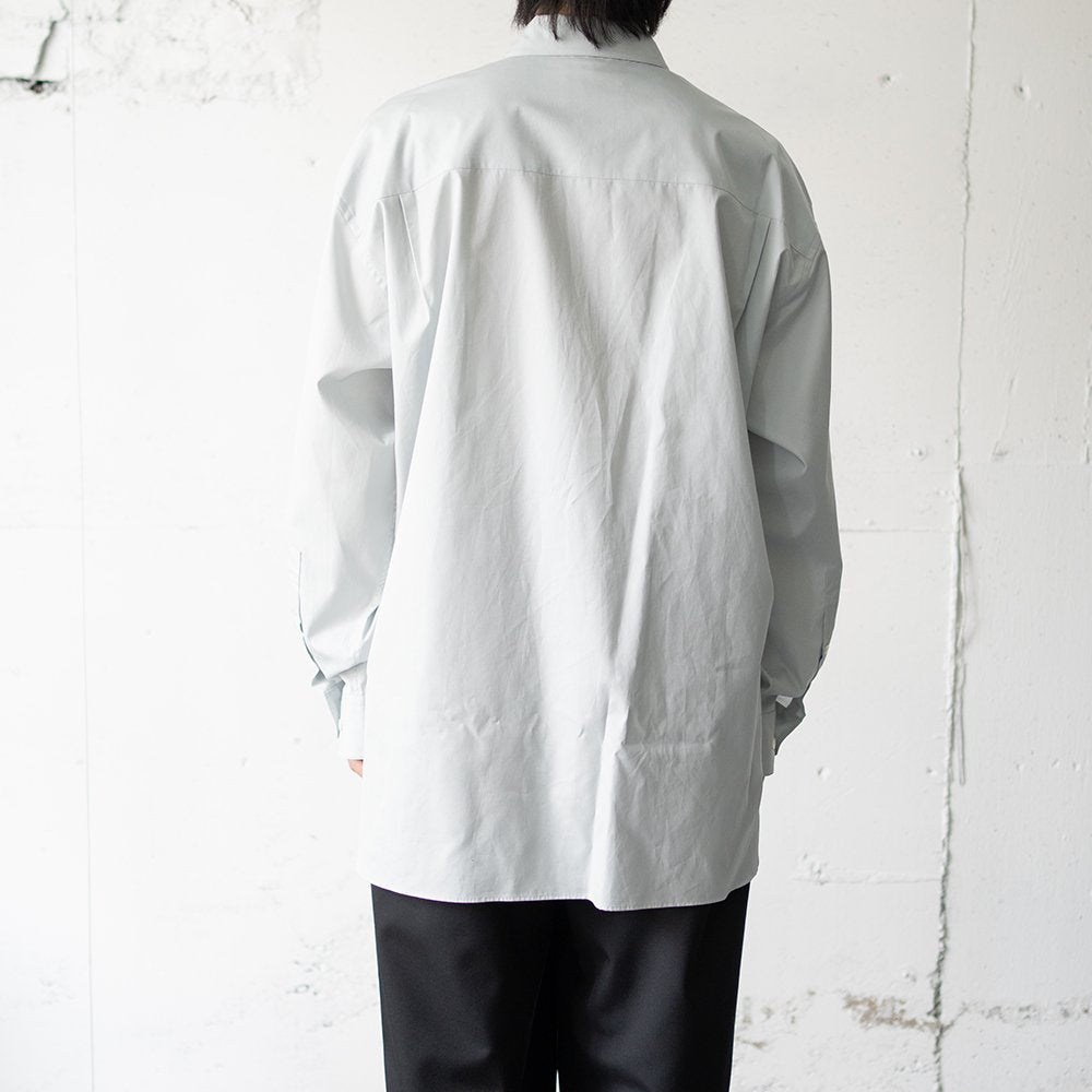 ssstein/ OVERSIZED DOWN PAT SHIRT "OFF GREY"