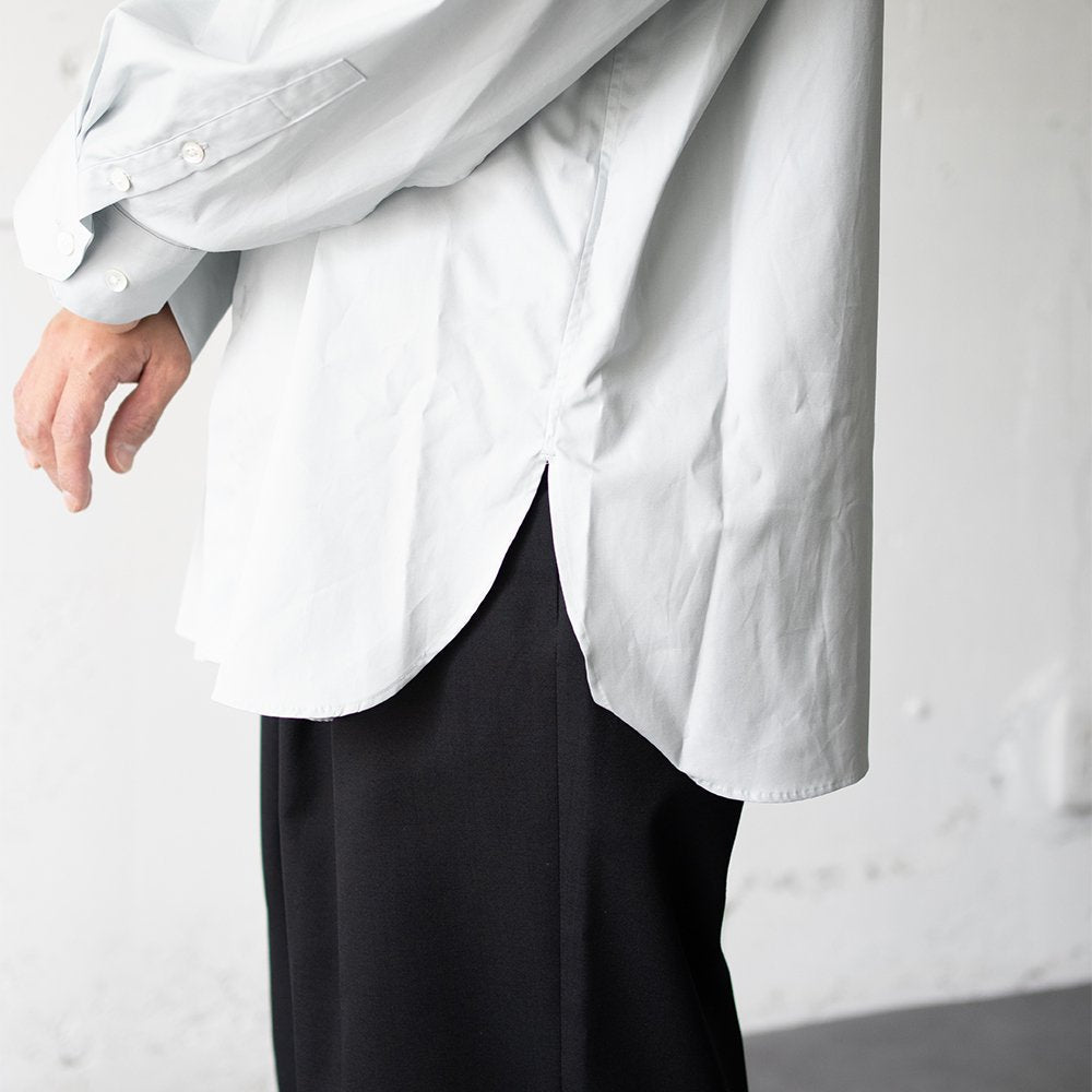 ssstein/ OVERSIZED DOWN PAT SHIRT "OFF GREY"