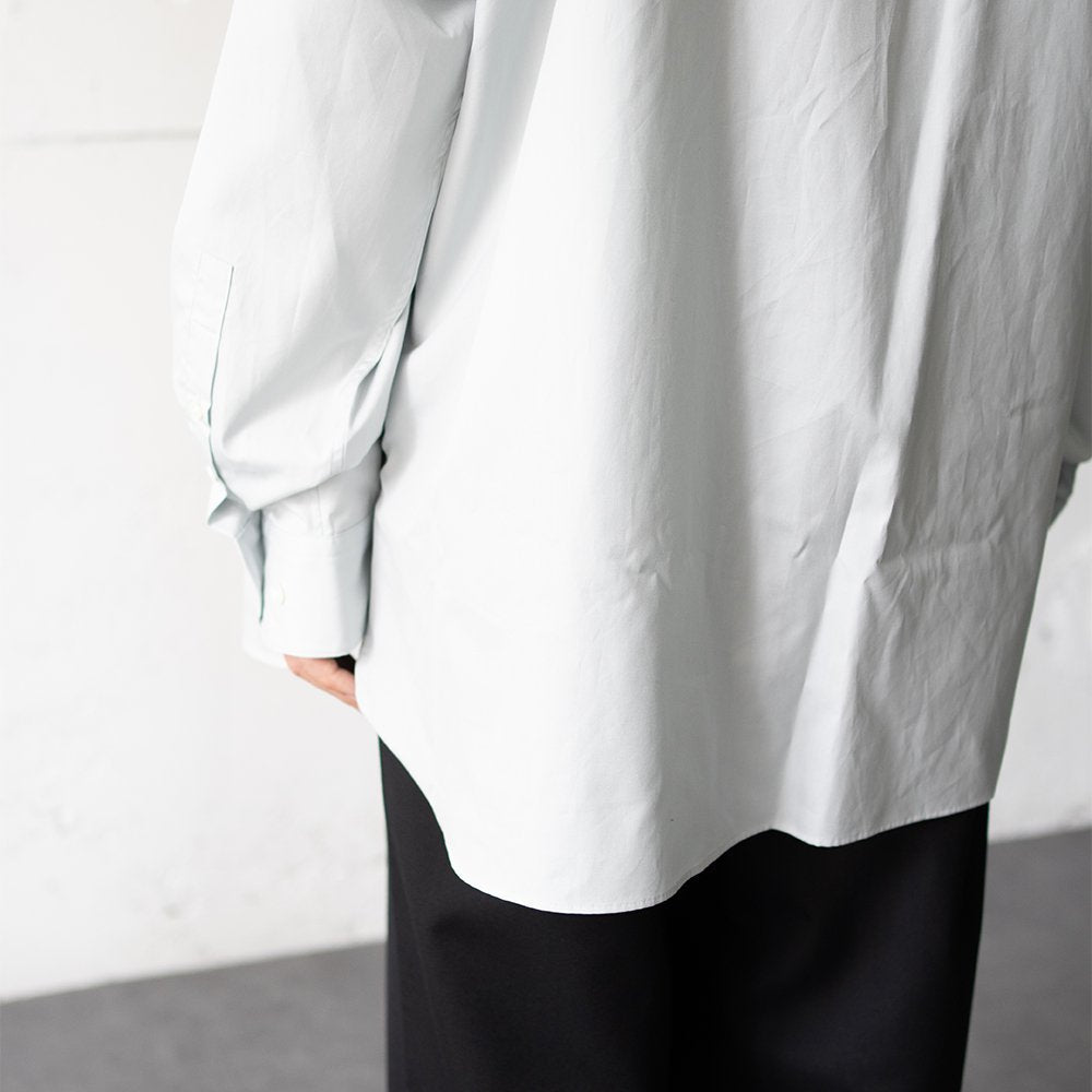 ssstein/ OVERSIZED DOWN PAT SHIRT "OFF GREY"