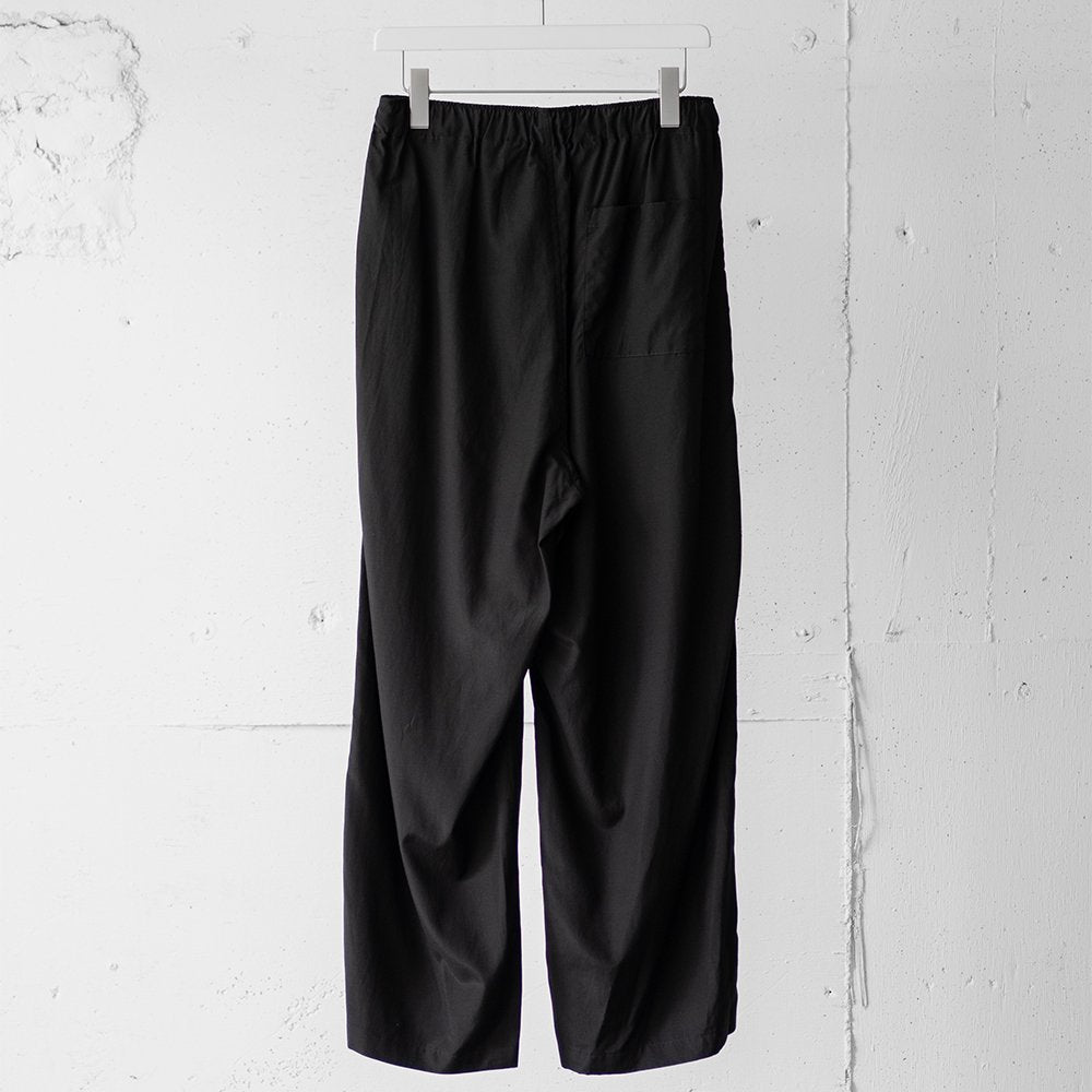 YOKE/ RAYON COTTON EASY PANTS "BLACK"