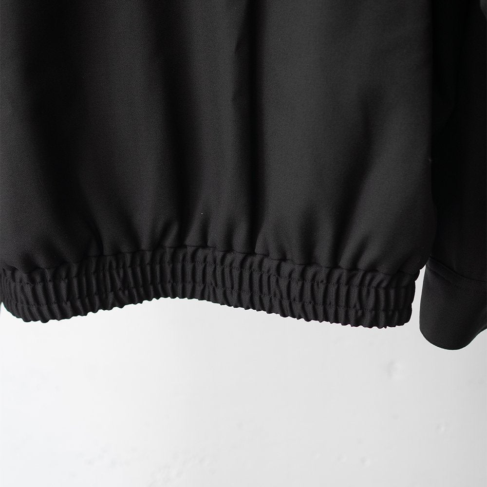 nonnotte/ Draping Bomber Jacket "Deep Black"