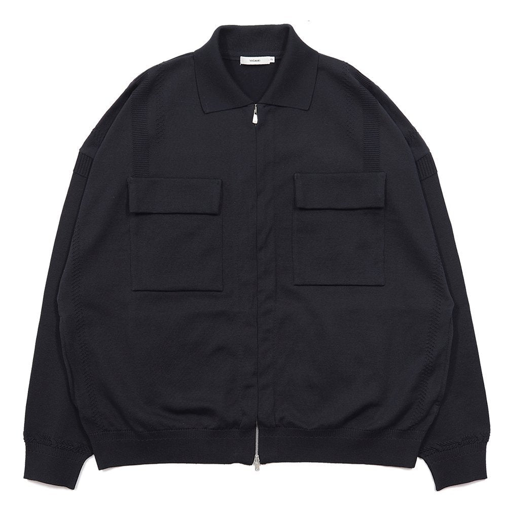 YASHIKI / Shigure Zip Blouson "BLACK"