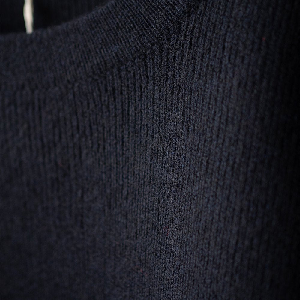 SEEALL/ OVERSIZED CREWNECK SWEATER "NAVY"