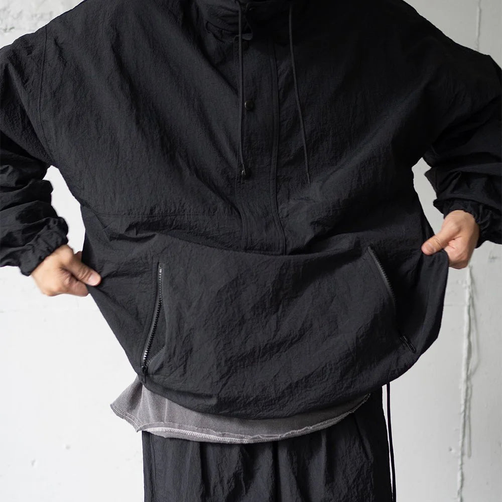 Blanc YM/ Crispy Nylon Anorak "Black"