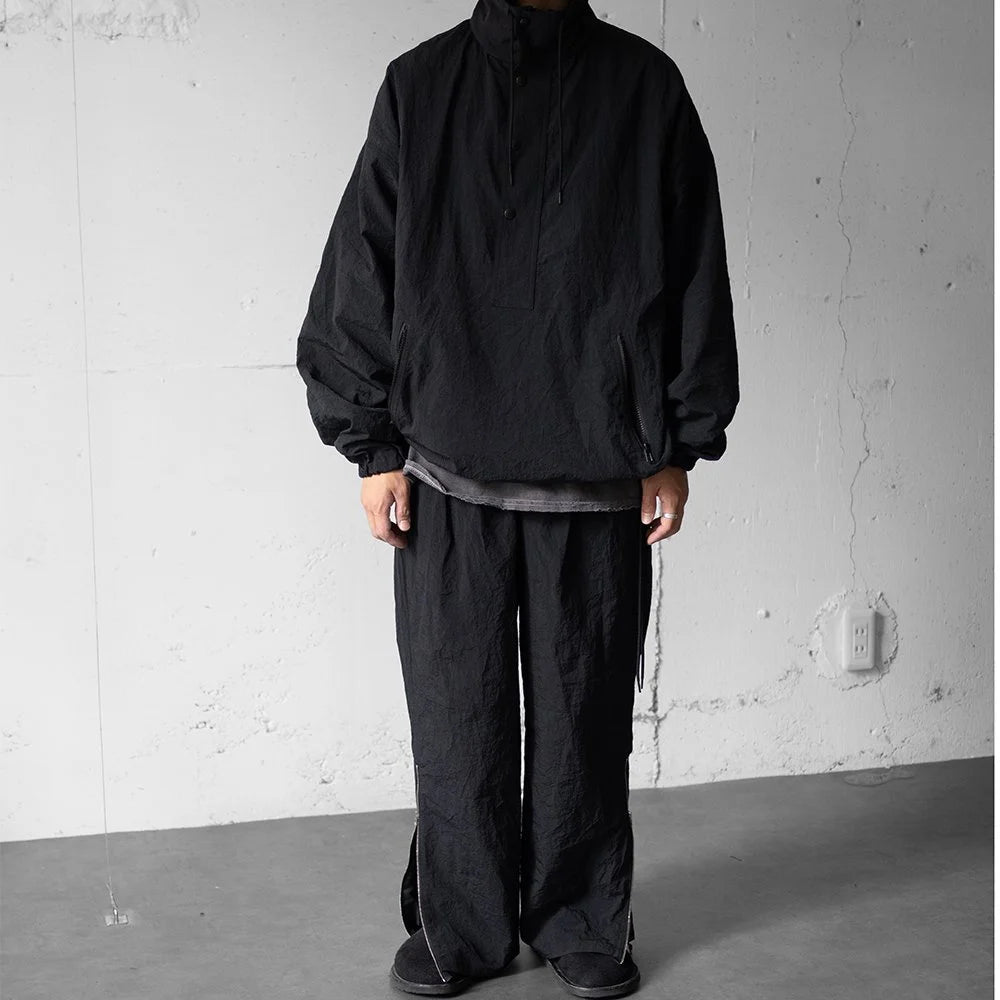 Blanc YM/ Crispy Nylon Anorak "Black"