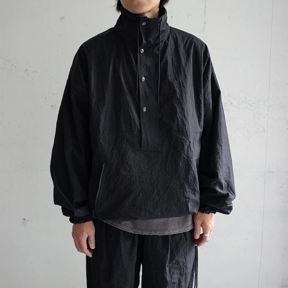 Blanc YM/ Crispy Nylon Anorak "Black"