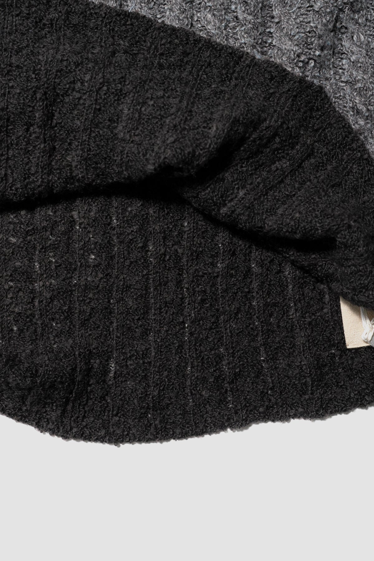 Kota Gushiken/ Bleach & Dye Cable Knit "Light Blue"