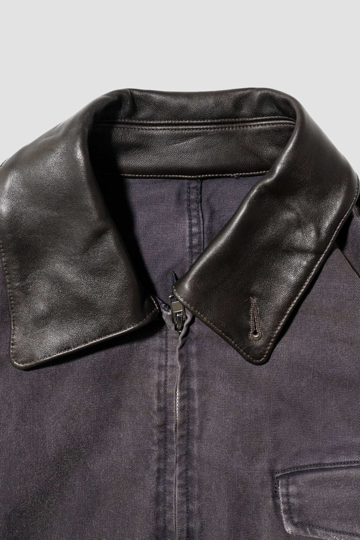 ssstein/ SULFUR DYED WHIPCORD VINTAGE JACKET "BLACK"