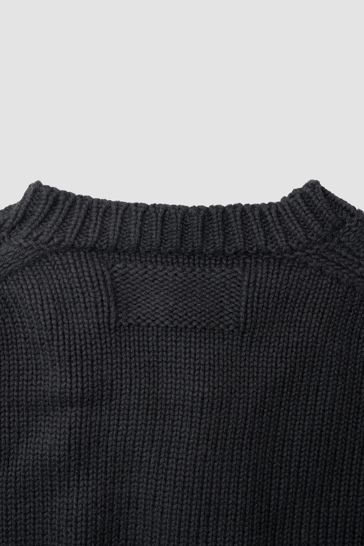 Afiit / CREW NECK CARDIGAN   "BLACK"