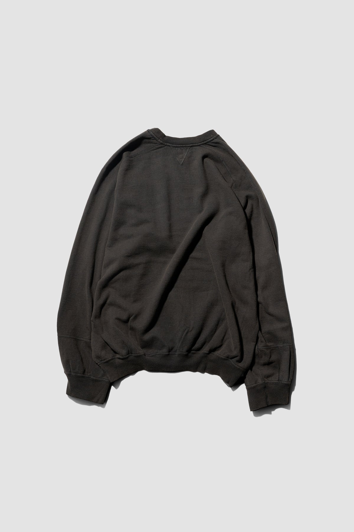 ANCELLM / FLEECE-LINED SWEAT SHIRT "BLACK"