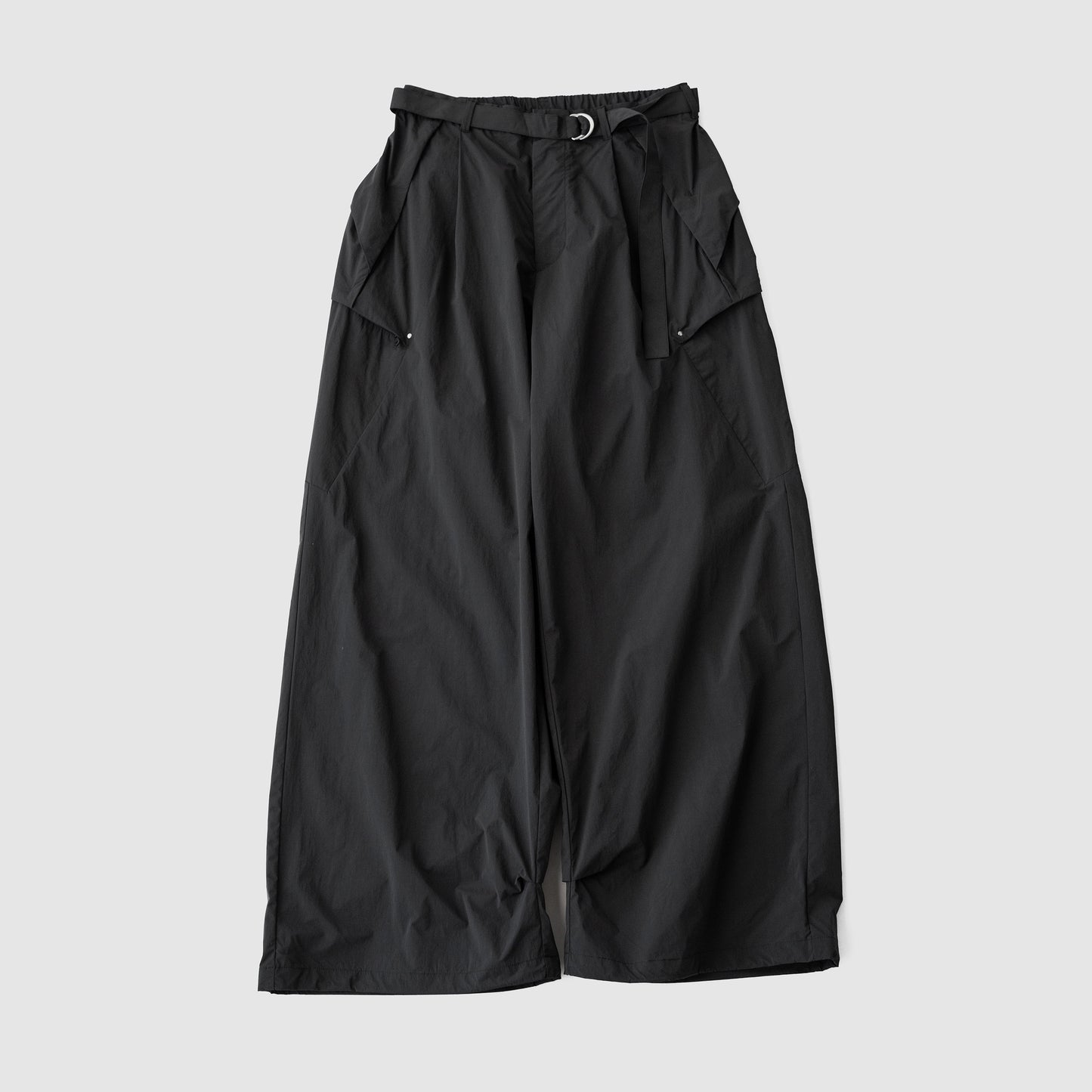 F/CE. /  COMPACTION PARACHUTE WIDE PANTS "Black"