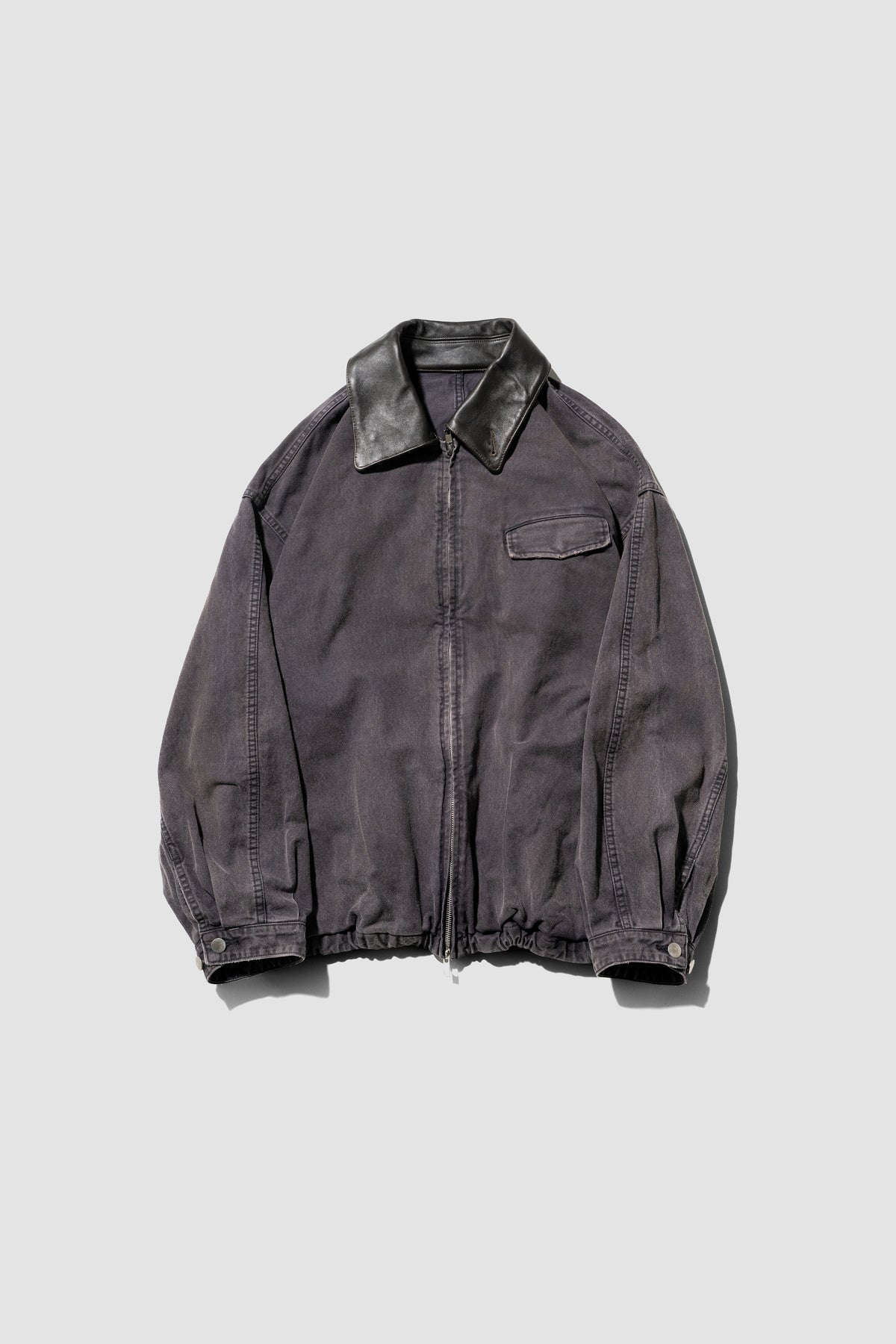 ssstein/ SULFUR DYED WHIPCORD VINTAGE JACKET "BLACK"
