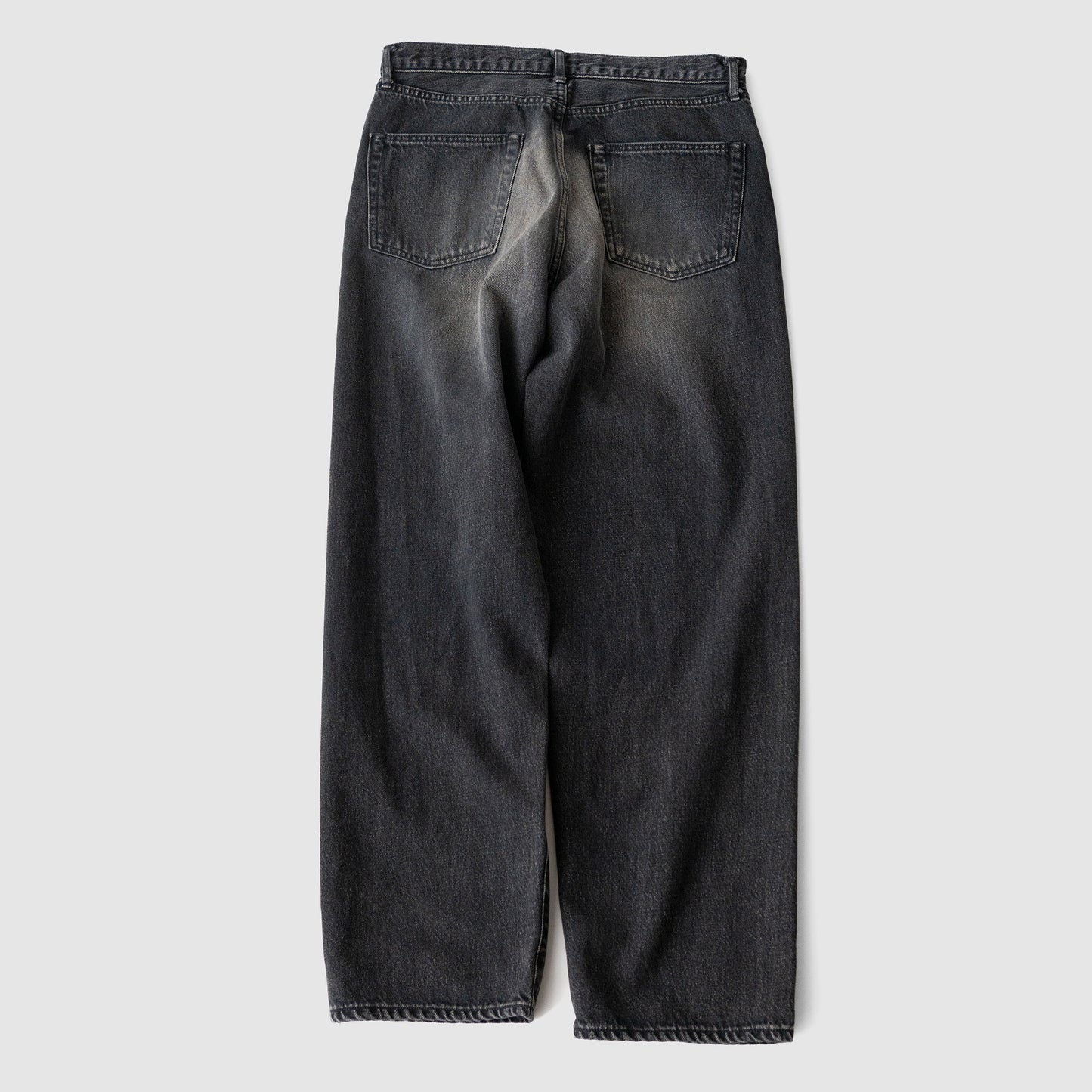 ssstein/ OVERSIZE FIT DENIM PANTS "BLACK"