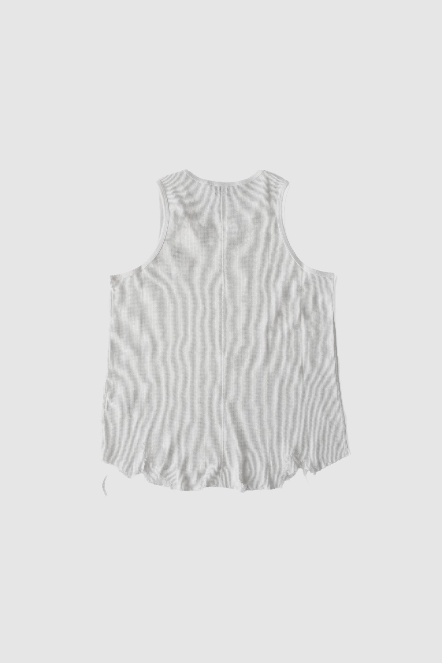 ANCELLM / DAMAGE WAFFLE TANK "WHITE"