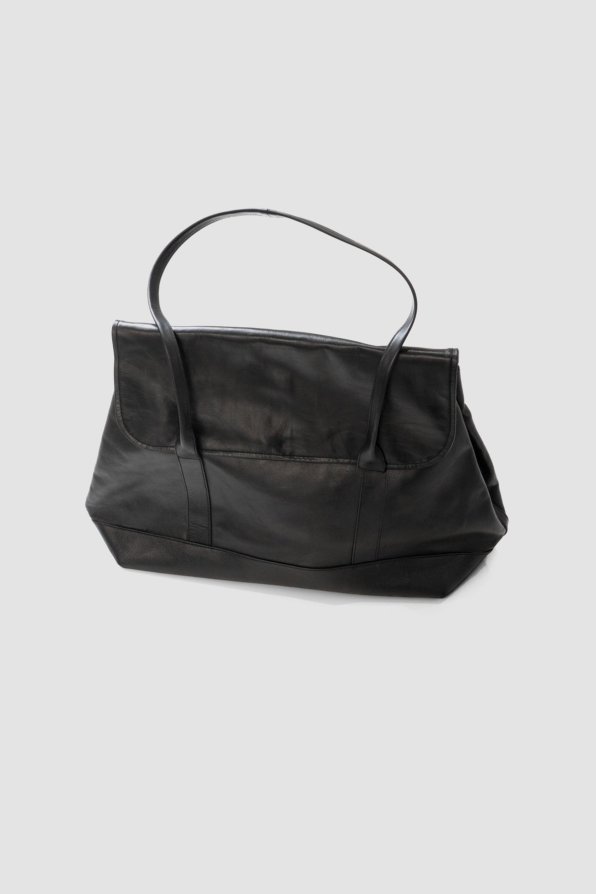 CCU / ROUND TOTE BAG L SIZE "BLACK"