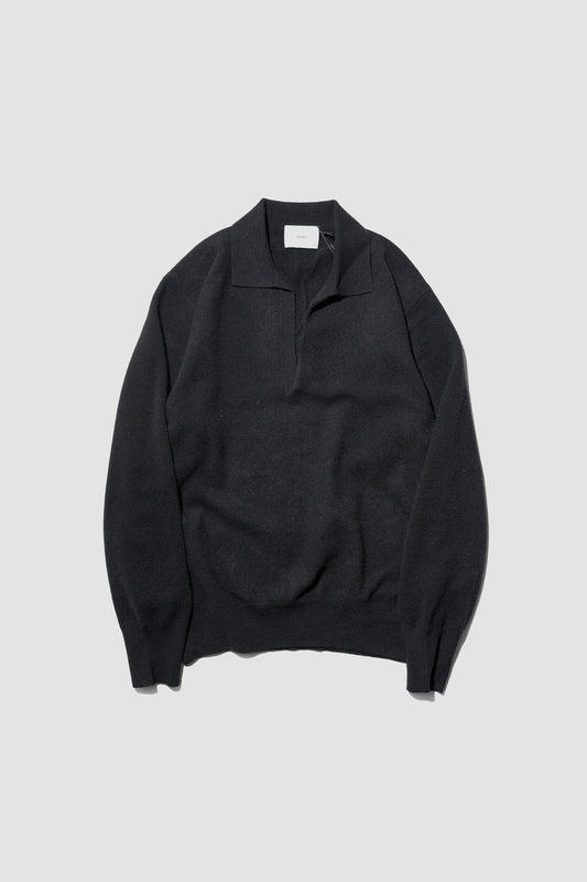 ssstein/ EXTRA FINE WOOL KNIT SKIPPER "BLACK"
