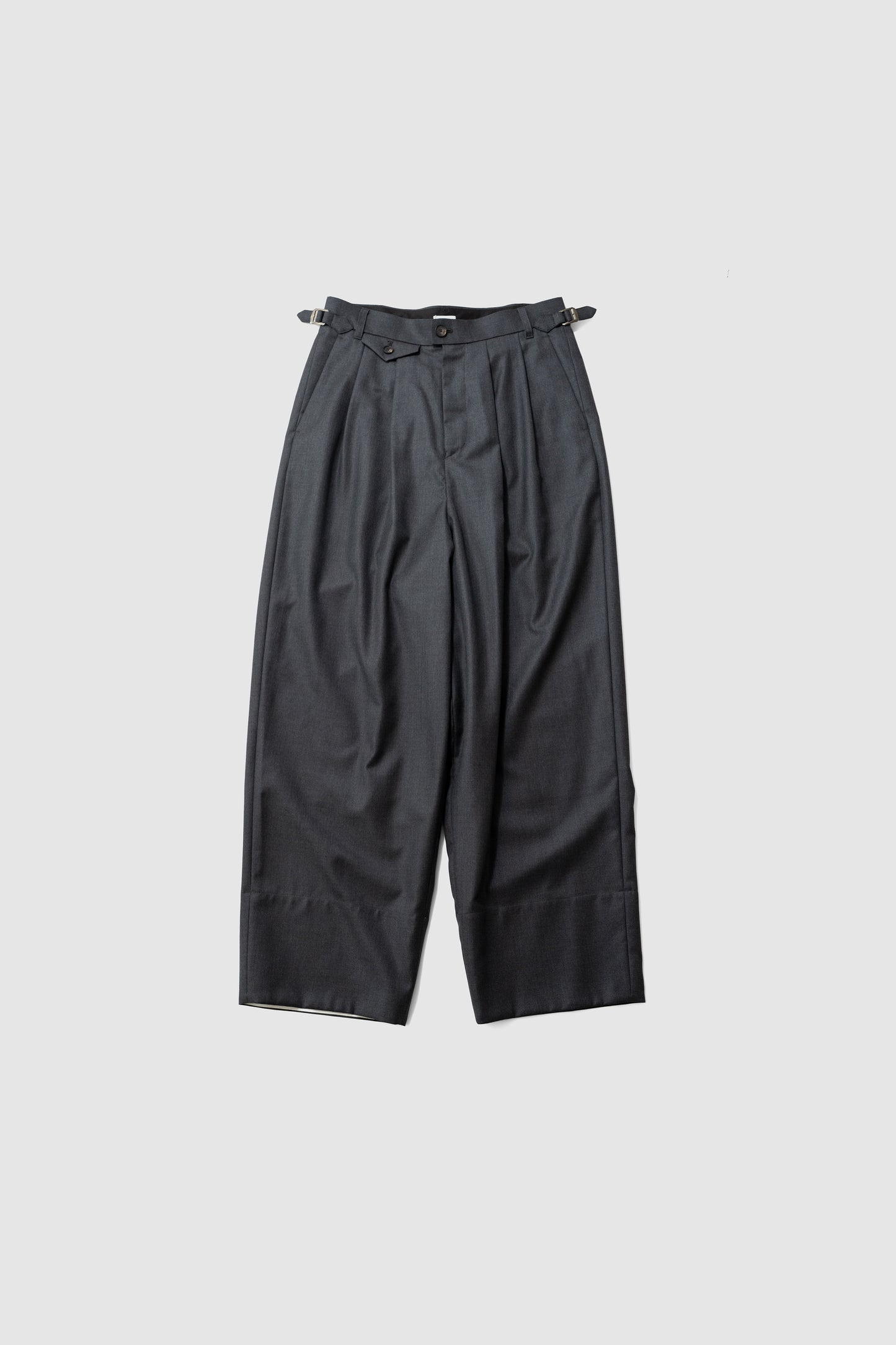 SEEALL/ 80'S PANTS "CHARCOAL"