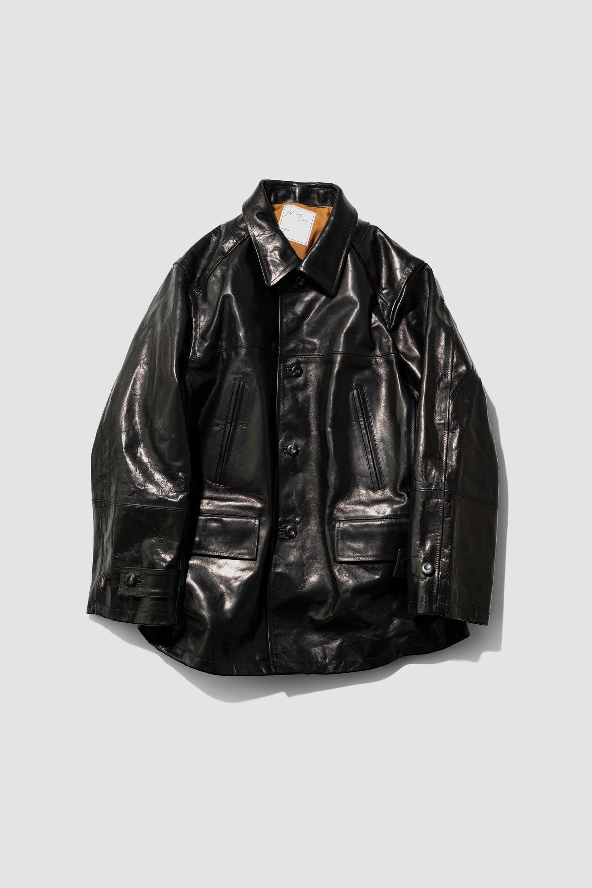 ANCELLM / H.L HALF COAT "BLACK"