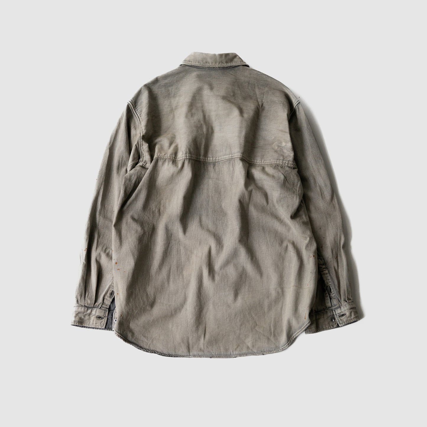 ANCELLM / DENIM DRESS SHIRT "BLACK"