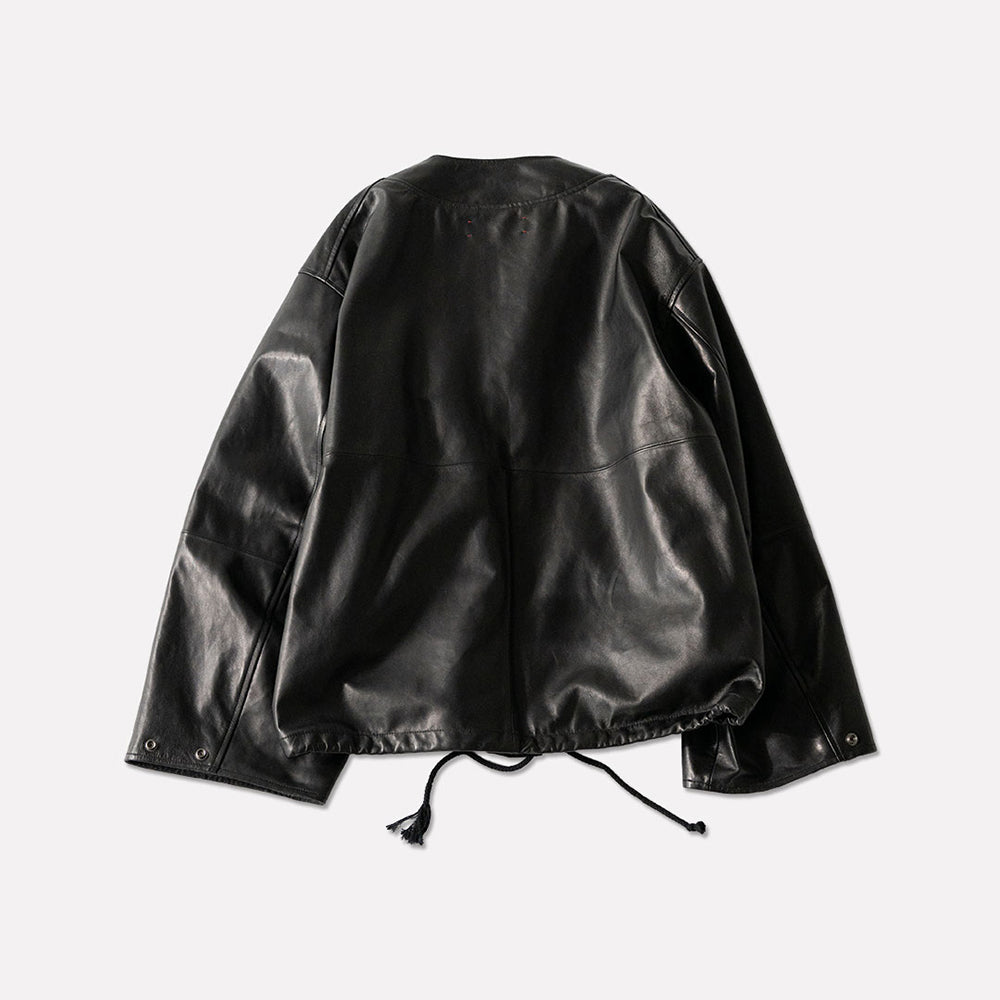 barbell object / leather ns jkt "black"