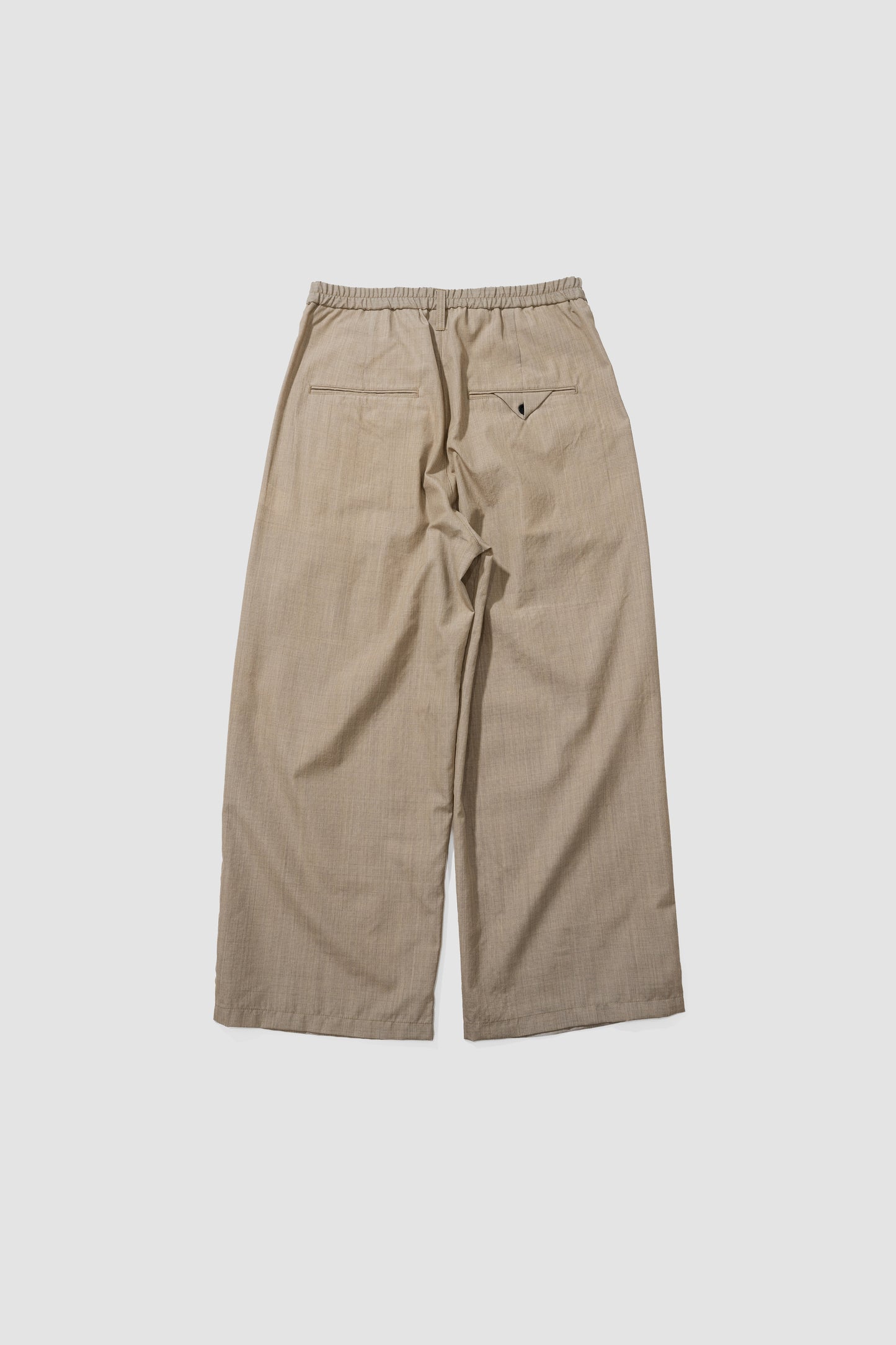 ANCELLM / HAKEME WIDE SLACKS "BEIGE"